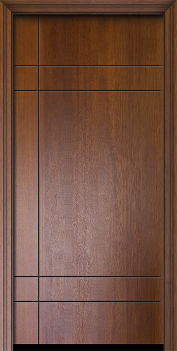 IMPACT | 80" Inglewood Mahogany Contemporary Door