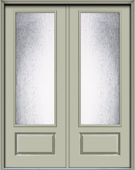 ValueSeries|96" 3/4 Lite Mahogany Double Door