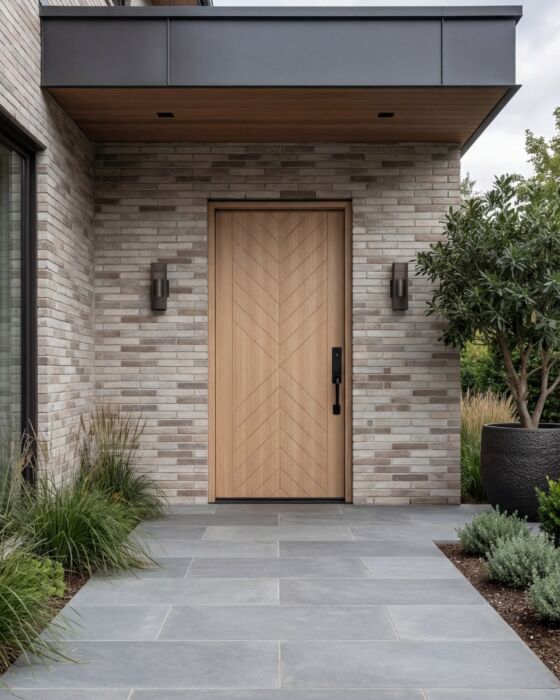 Mirra SOLID Flush Panel Contemporary Modern Single Door