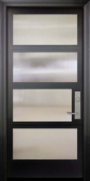 36" x 80" 1 Block Right Smooth NP-Series Narrow Profile Door