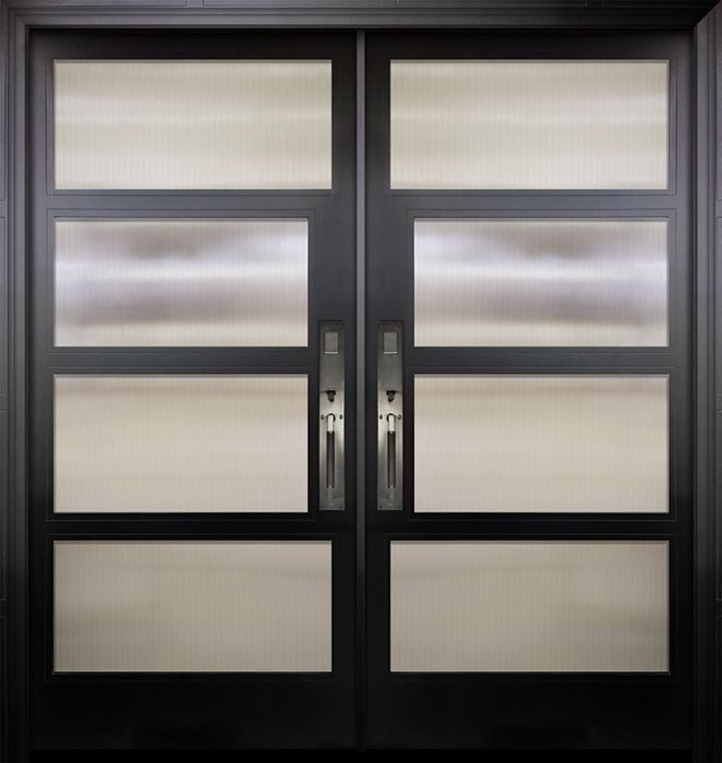36" x 80" Double 2 Block Smooth NP-Series Narrow Profile Door