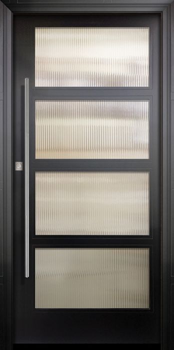 36" x 80" 4 Block Left Smooth NP-Series Narrow Profile Door