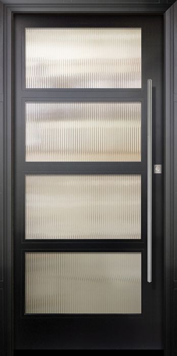 36" x 80" 4 Block Right Smooth NP-Series Narrow Profile Door