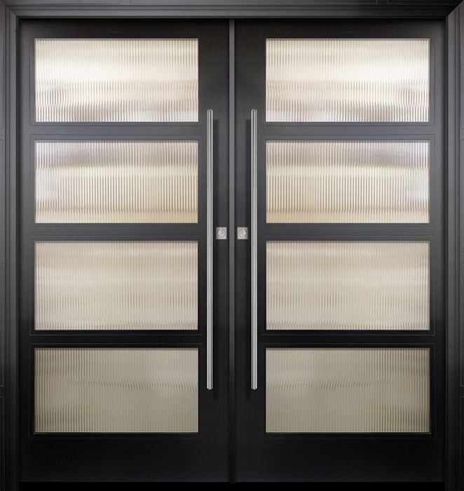 36" x 80" Double 4 Block Smooth NP-Series Narrow Profile Door