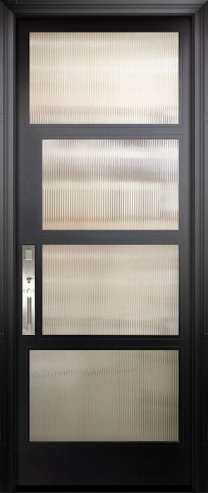 36" x 96" 2 Block Left Smooth NP-Series Narrow Profile Door