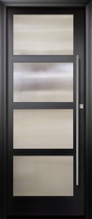 42" x 96" 4 Block Right Smooth NP-Series Narrow Profile Door