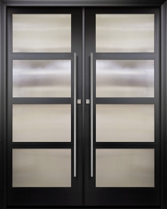36" x 96" Double 4 Block Smooth NP-Series Narrow Profile Door