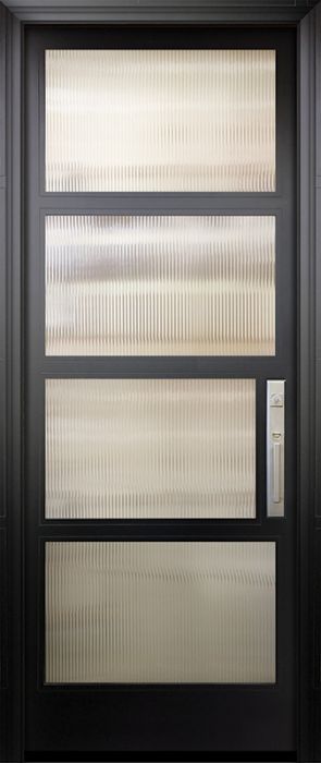 42" x 96" 1 Block Right Smooth NP-Series Narrow Profile Door