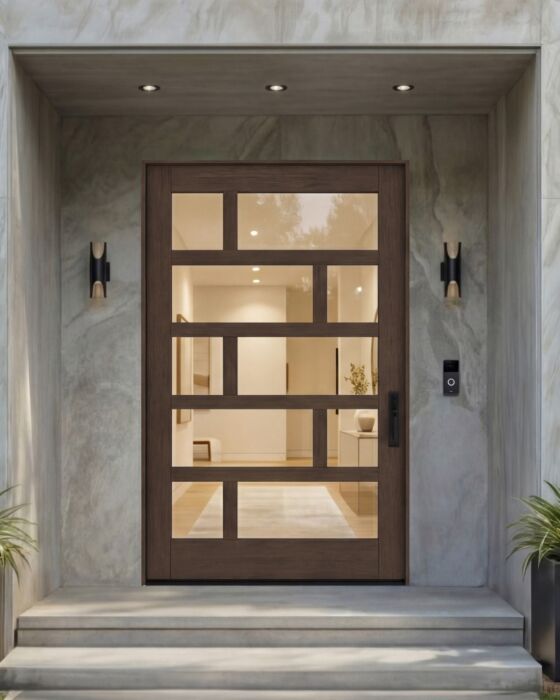 Montra | Multiple, Full Glass, Full SDL Modern Shaker Pivot Door