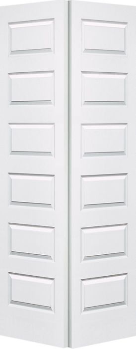 96" Rockport Hollow Core Smooth Bifold 2 Door