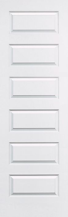 96" Rockport Hollow Core Smooth Single Door|1-3/8" Thick