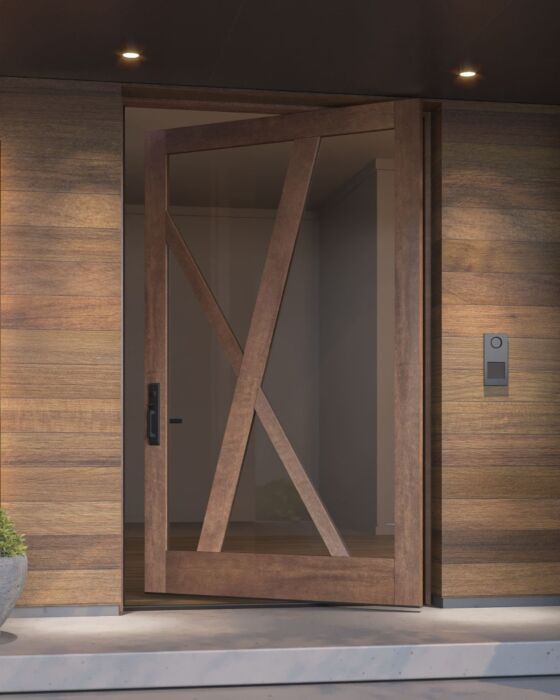 Mystix Artistic Lite Shaker Contemporary Modern Shaker Pivot Door| MYSTIX