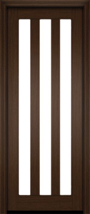 96" Mahogany Naples V3 Lite Single Door | HVHZ Impact