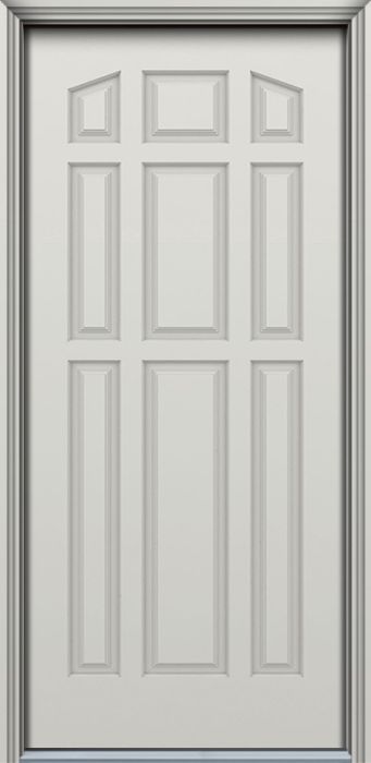 80" 9 Panel Smooth Single Door