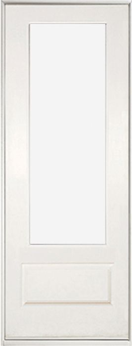 Low-e 96" 3/4 Lite Fiberglass Fixed Gliding Door, Impact Rated