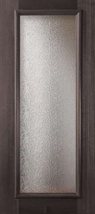 80" Full Lite Portobello Mahogany Door