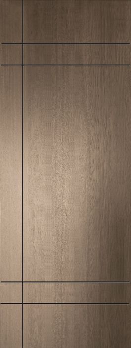 96" Inglewood Mahogany Contemporary Door