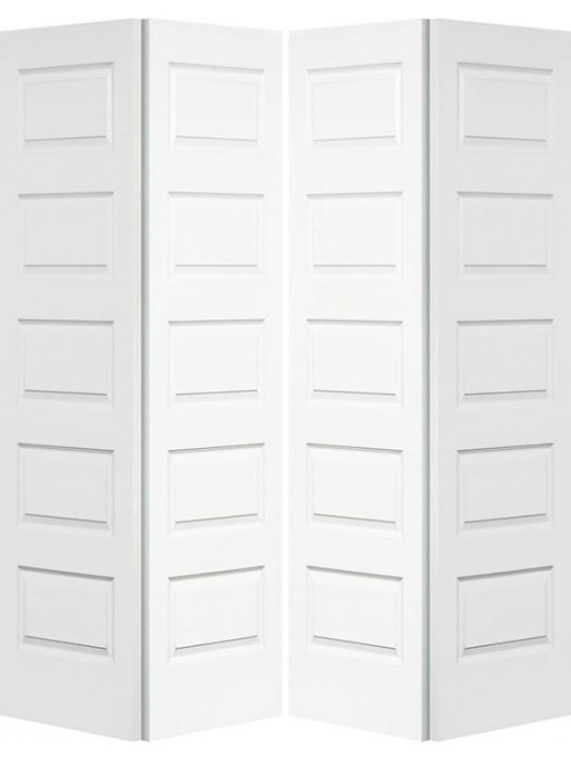 80" Rockport Hollow Core Smooth Bifold 4 Door