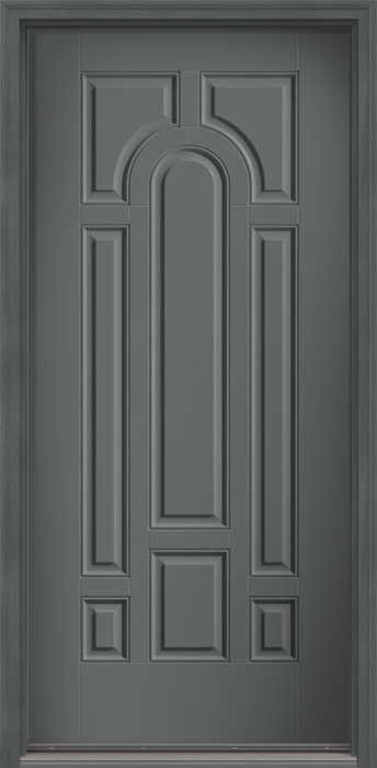 80" 8 Panel Smooth Fiberglass Single Door