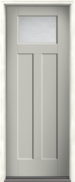 96" Granite Craftsman Top View 2 Panel Shaker Smooth Fiberglass Single Door