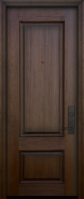 IMPACT | 96" 2 Panel Square Mahogany Door
