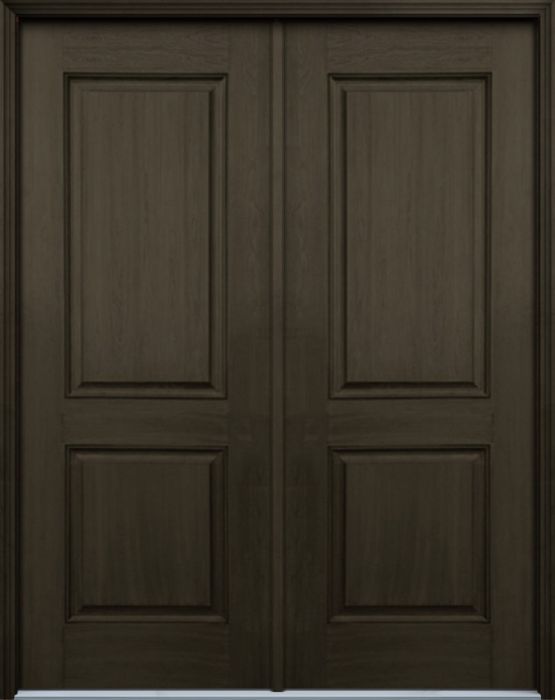 ValueSeries|96" 2/3 2 Panel Mahogany Double Door