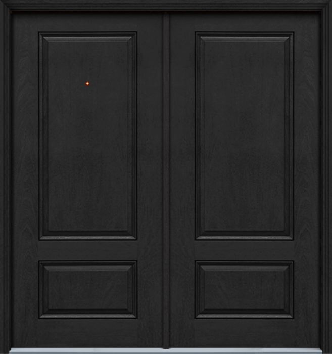 ValueSeries|80" 3/4 2 Panel Mahogany Double Door