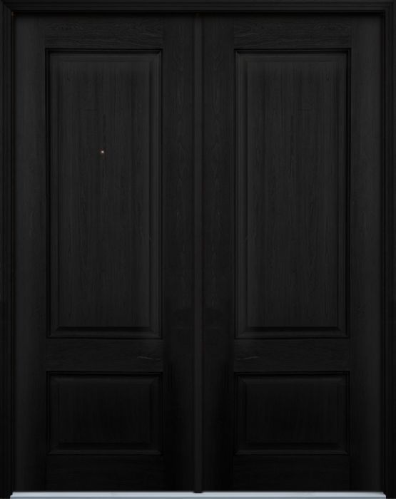 ValueSeries|96" 3/4 2 Panel Mahogany Double Door