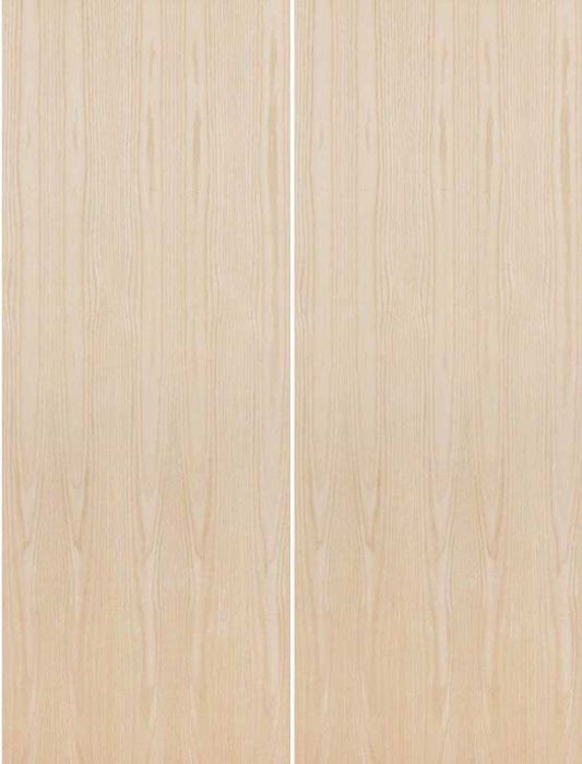 80" Hollow Core Birch Flush Double Door|1-3/8" Thick