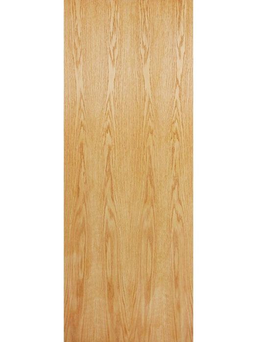 80" Fire Rated Solid Particle Core Red Oak Flush Single Door|1-3/4" Thick