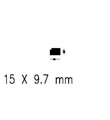 Mahogany (Meranti) Shaker Bead 0.59x0.38x108 for Uni