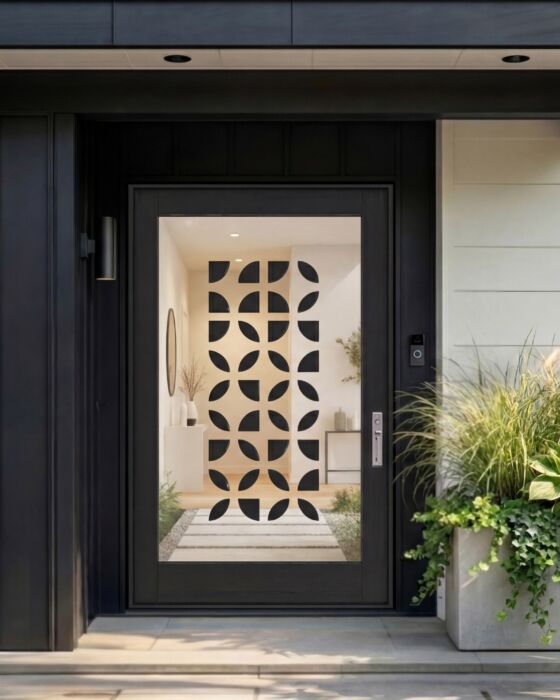 Solene | 1, Full Glass, Full SDO Contemporary Shaker Pivot Door