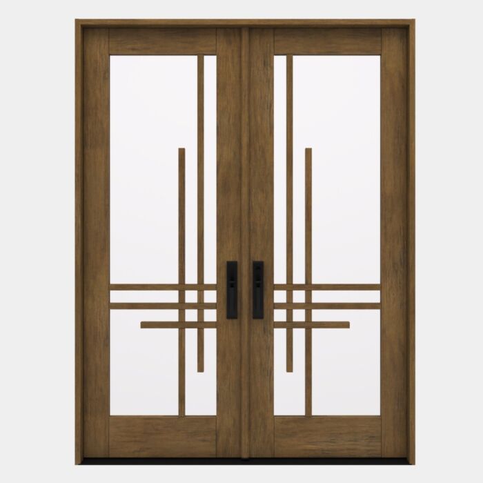 TALON l Mahogany TALON SDL Artistic Lite  Modern Shaker Double Door