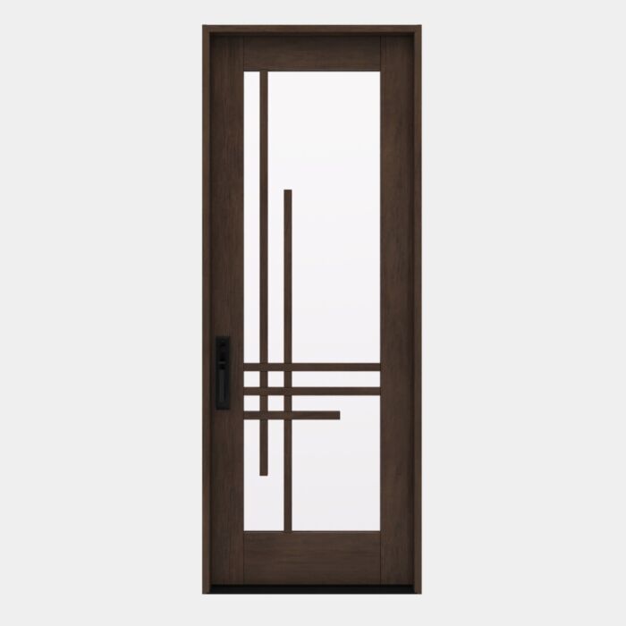 TALON l Mahogany TALON Prairie SDL Mid-Century Modern Shaker Single Door