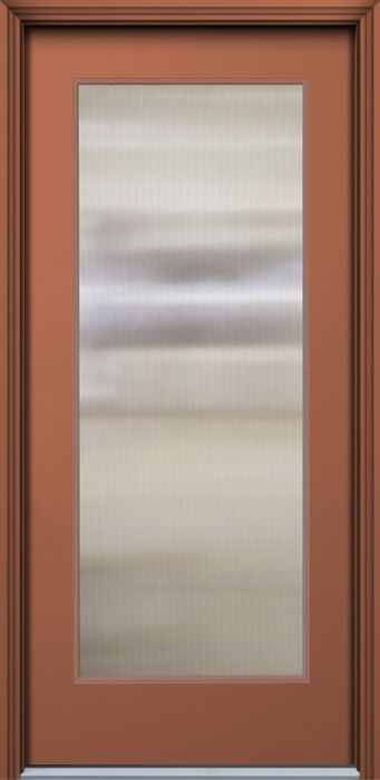 ValueSeries|80" Full Lite Smooth Flush Glazed Single Door