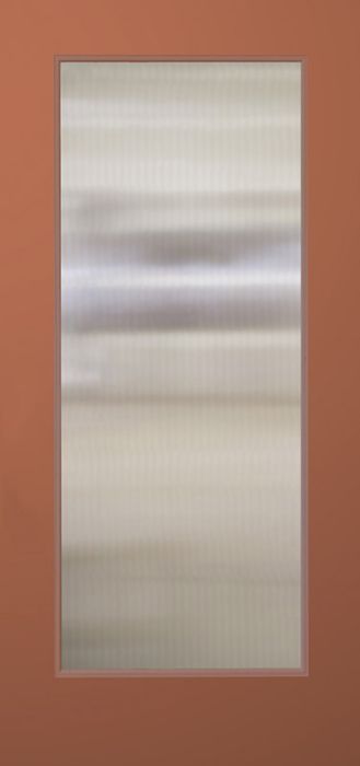 ValueSeries|80" Full Lite Smooth Flush Glazed Single Door