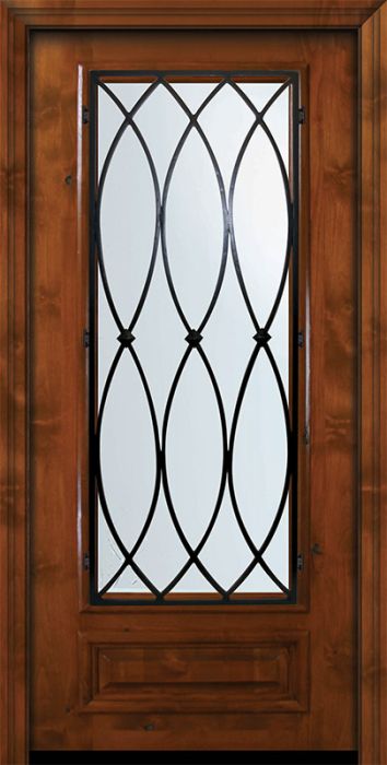 36" x 80" 3/4 Lite La Salle Alder Door