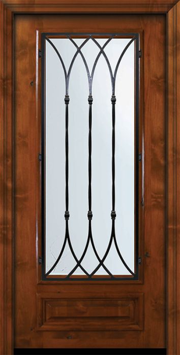 36" x 80" 3/4 Lite Warwick Alder Door