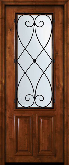 36" x 96" 2/3 Lite Charleston Alder Door