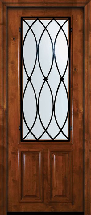 36" x 96" 2/3 Lite La Salle Alder Door