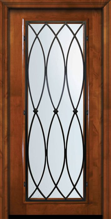 36" x 80" Full Lite La Salle Alder Door