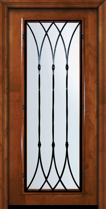 36" x 80" Full Lite Warwick Alder Door