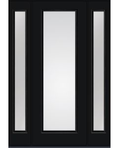 96 Low-E Full Lite Smooth Fiberglass Single Door,Sidelites , WBD Impact