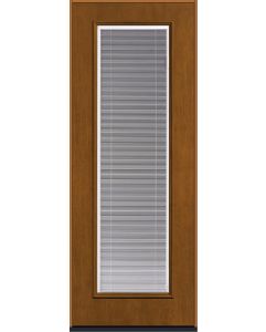 96 Low-E Raise/Tilt Low-E Mahogany Full Lite Fiberglass Single Door , WBD Impact