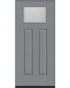 80 Granite Craftsman Top View 2 Panel Smooth Fiberglass Single Door , WBD Impact