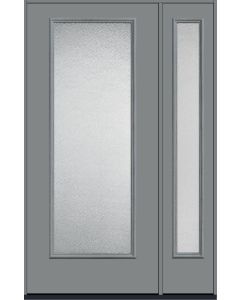 80 Granite Full Lite Smooth Fiberglass Single Door,Sidelite , WBD Impact