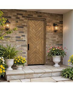 Mirra SOLID Flush Panel Contemporary Modern Single Door