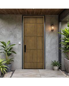 Quadrus SOLID Flush Panel Contemporary Modern Single Door