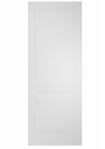 203A Wood 3 Panel Transitional Ovolo Single Interior Door