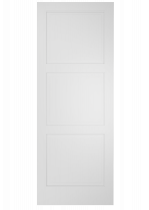 203H Wood 3 Panel  Ovolo Single Interior Door